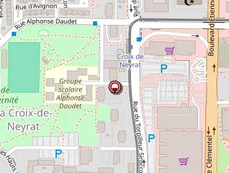 Carte de Auchan à Clermont-ferrand