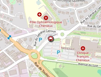 Carte de Speedy à Limoges