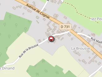 Carte de André Bernard à Brizambourg