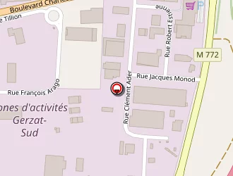 Carte de Boulard Verdier à Gerzat