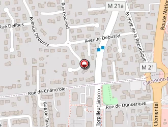 Carte de La Poste à Clermont-ferrand