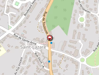 Carte de La Bouffarde à Limoges