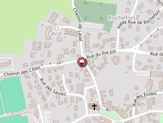 Carte de Centre D'animation à Lentilly