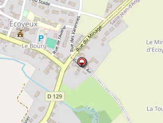 Carte de Lesut Cyrille à Écoyeux