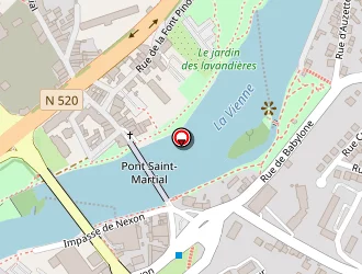 Carte de Rive Gauche à Limoges