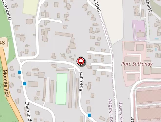 Carte de Commune De Fontaines à Fontaines-sur-saône