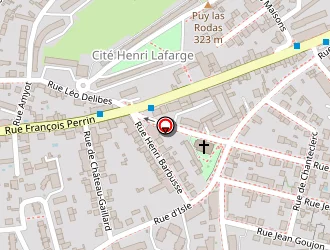 Carte de La Croix Des Places à Limoges