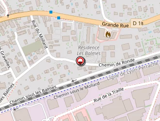 Carte de Rhônalu à Miribel