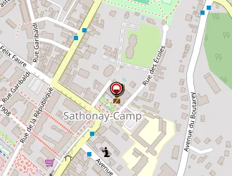 Carte de Le Castellane à Sathonay-camp