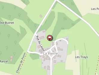 Carte de La Pension Chat Hutte à Ceyzérieu