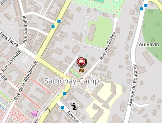 Carte de La Poste à Sathonay-camp