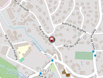 Carte de Lebrun Bernard à Sayat