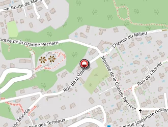 Carte de La Madone à Miribel