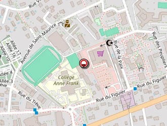 Carte de 'espace Multi-activites ''la Tréve''' à Miribel