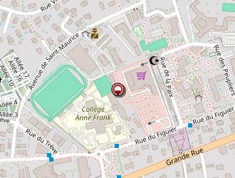 Carte de Groupe Scolaire Henri Deschamps à Miribel