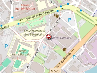 Carte de Guitar School à Limoges