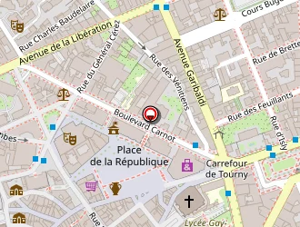 Carte de Bnp Paribas à Limoges