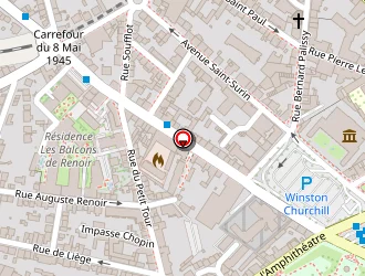 Carte de Coiff'avenue à Limoges