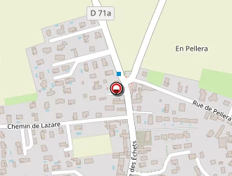 Carte de Saulnier à Miribel