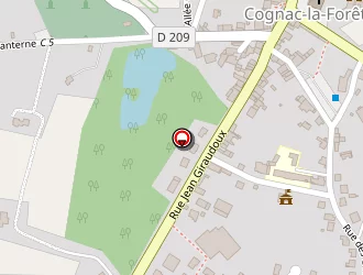 Carte de Merigot Eric à Cognac-la-forêt