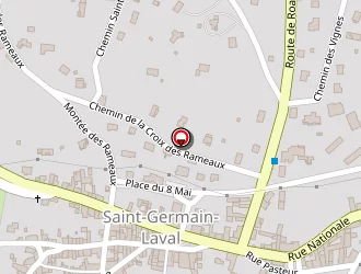 Carte de Cure à Saint-germain-laval