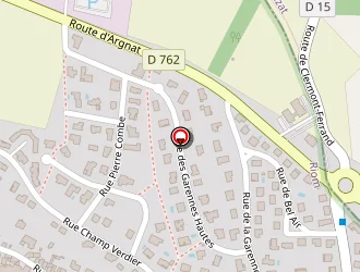 Carte de Délia Institut à Sayat