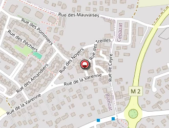 Carte de Montaigne à Blanzat