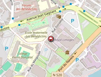 Carte de Vert Marine à Limoges