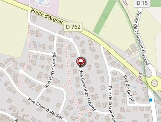 Carte de Béal Brigitte à Sayat