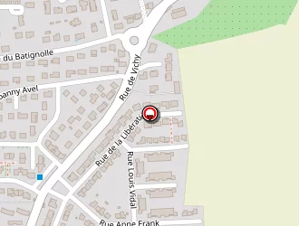 Carte de Brosson Faustina à Gerzat