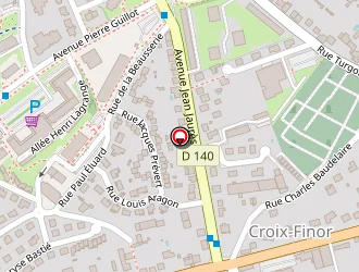 Carte de Panazol Multiservices à Panazol