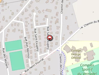 Carte de Collège Georges Onslow à Lezoux