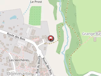 Carte de Ecole Primaire Publique à Dommartin