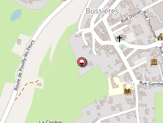 Carte de La Poste à Bussières