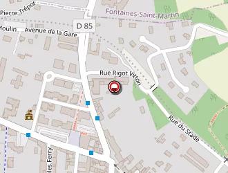 Carte de Auto-ecole Des 3 Fontaines à Fontaines-sur-saône