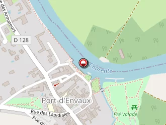 Carte de Auberge De La Charante à Port-d'envaux