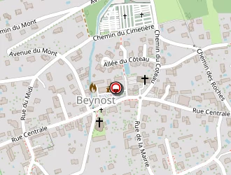 Carte de Vladia Nikitine à Beynost