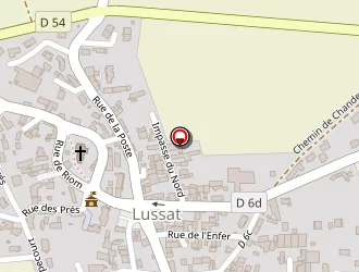 Carte de Cellier (scea) à Lussat