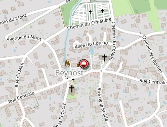 Carte de Montludis à Beynost