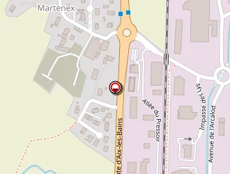 Carte de Metal Tendance à Rumilly