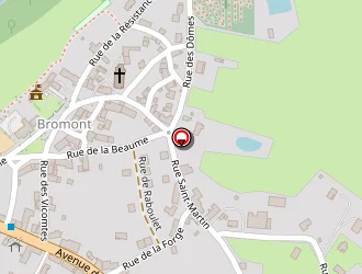 Carte de Auto Ecole Les Combrailles à Bromont-lamothe