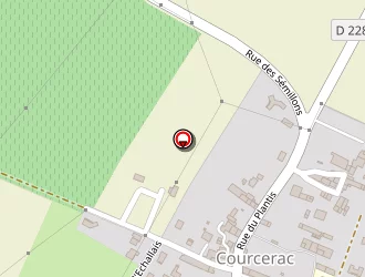 Carte de Testard Frédérique à Courcerac