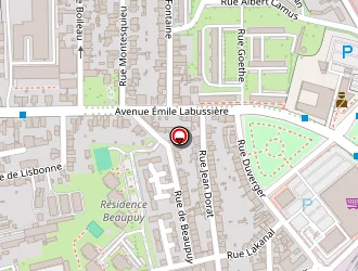 Carte de Au Plaisir à Limoges