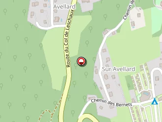 Carte de Camping Le Panoramic à Sévrier