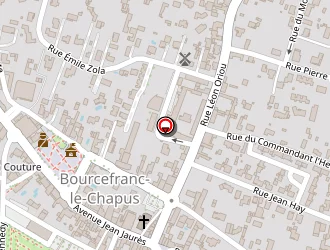 Carte de L'estram : Salle De Loisirs à Bourcefranc-le-chapus