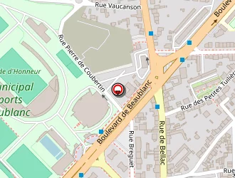 Carte de Bach Bertrand à Limoges