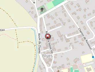 Carte de Tarvel à Blyes