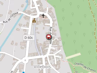 Carte de Guillet à Villebois