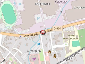 Carte de Carrefour Market à Culoz