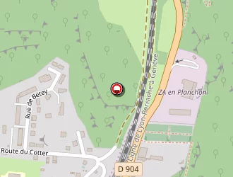 Carte de Plan D'eau à Virieu-le-grand